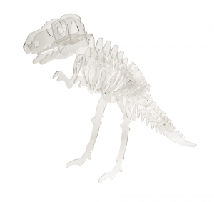 Laser cut acrylic dinosaur