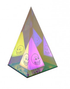 Plexiglass pyramid 
